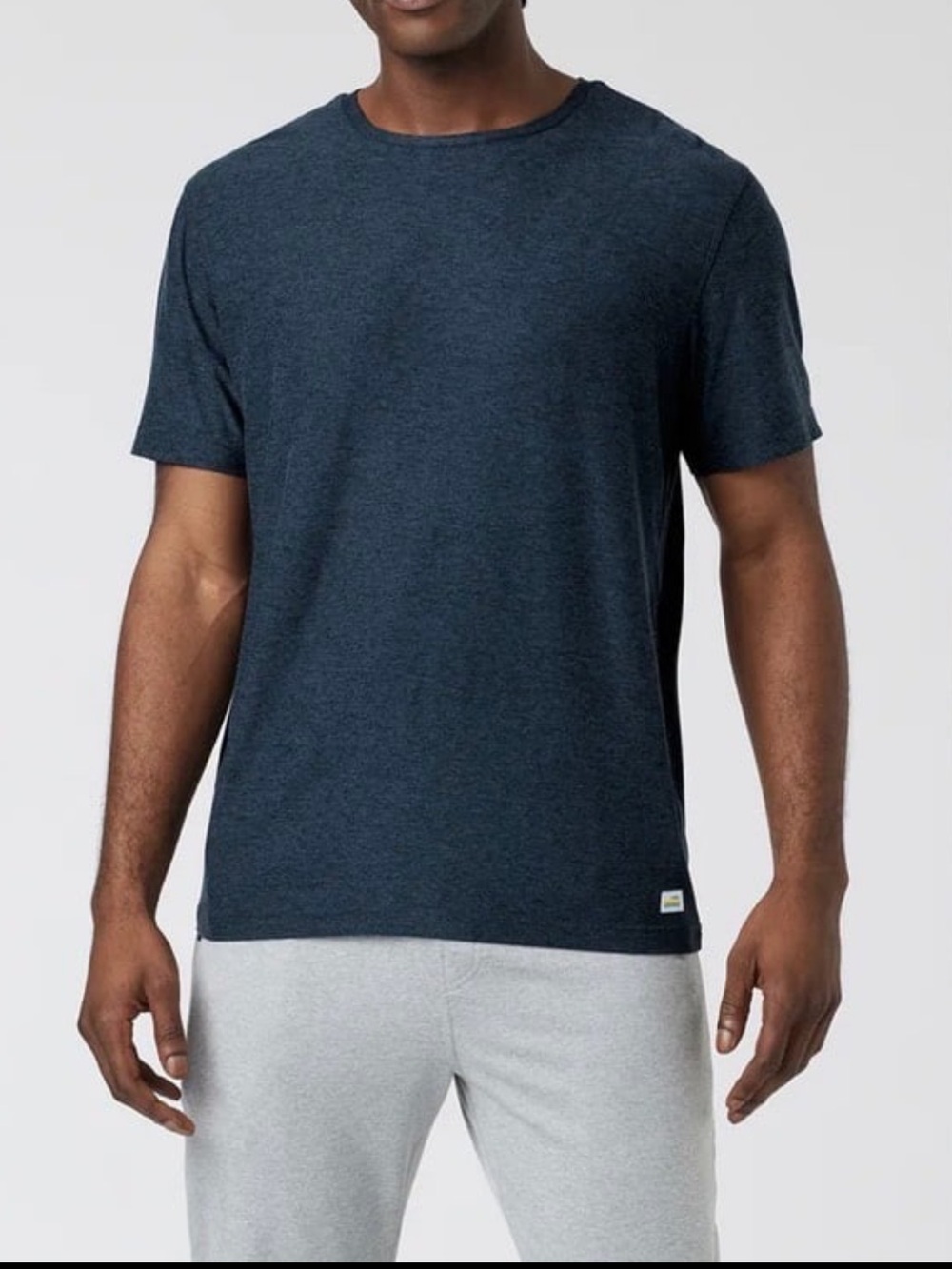 Vuori Strato Tech Tee Navy Blue Short Sleeve T Shirt Athletic Soft Men’s XL?